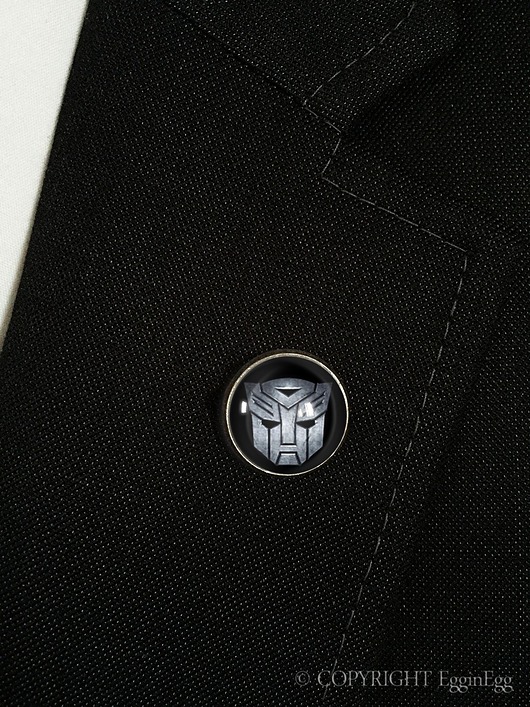 biżuteria męska Transformers - wpinka do marynarki - 0307