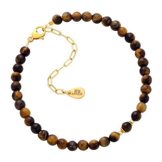 bransoletki z kamieni naturalnych Bransoletka z kamieni naturalnych - tygrysie oko