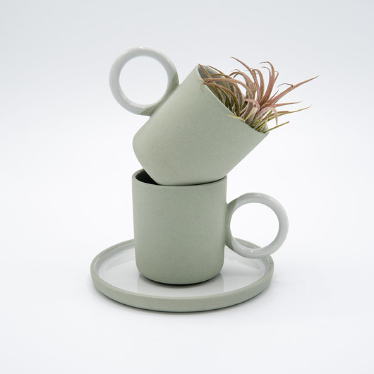 Filiżanka do Espresso z podstawkiem/ Pistachio Lutumursi