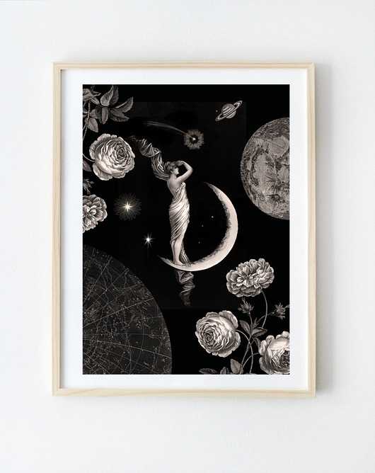 grafiki i ilustracje Luna Rose A3