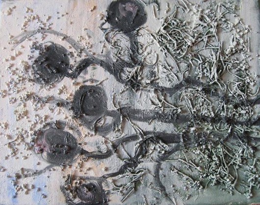Obraz olejny, z cyklu: 2008, IV kos16