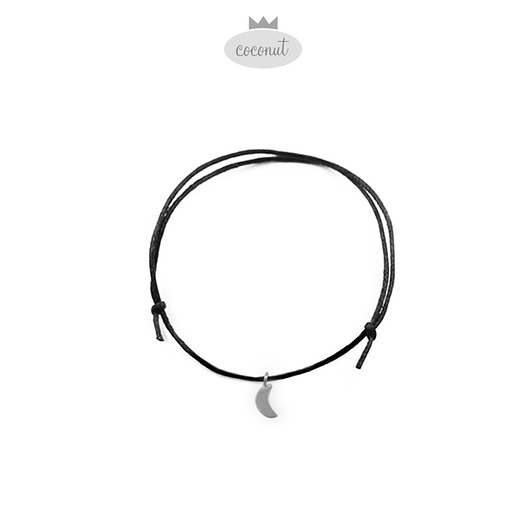 SREBRO: Moon bransoletka z księżycem handmade COCONUT