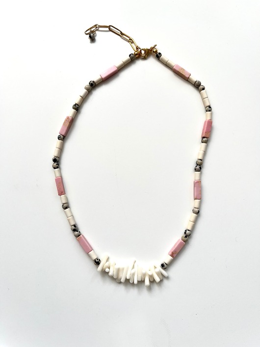 naszyjniki - inne Naszyjnik Coral White