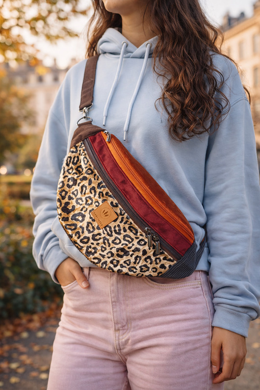 saszetka nerka Patchworkowa Nerka maxi Tampere