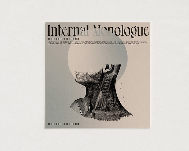 plakaty Internal Monologue / Oryginalna grafika / poster print / Gicle