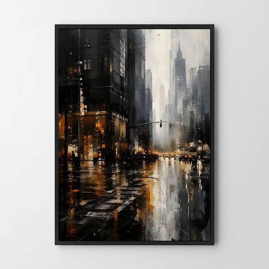 plakaty Plakat Abstrakcja Dark City