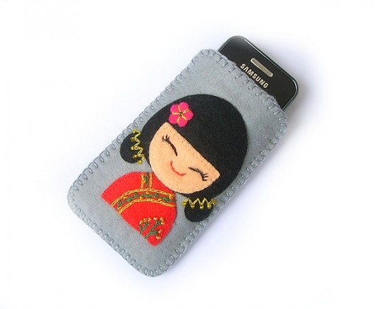 Etui na telefon Orient Girl Tulis