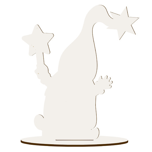 dekoracje świąteczne Skrzat Elf Świąteczny Dekoracja Ozdoba Choinkowa BIAŁA Figurka dla Dzieci