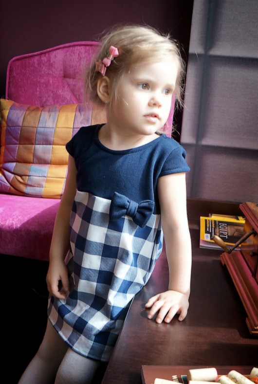 Sukienka BLUE CHECKER Bubi Boo