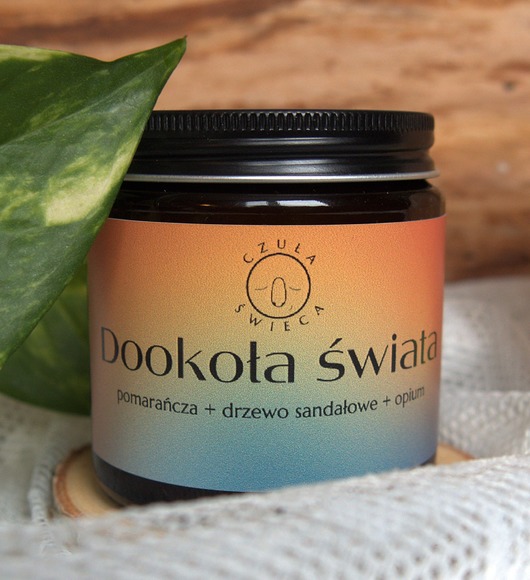 świece zapachowe Świeca sojowa Dookoła świata 120ml