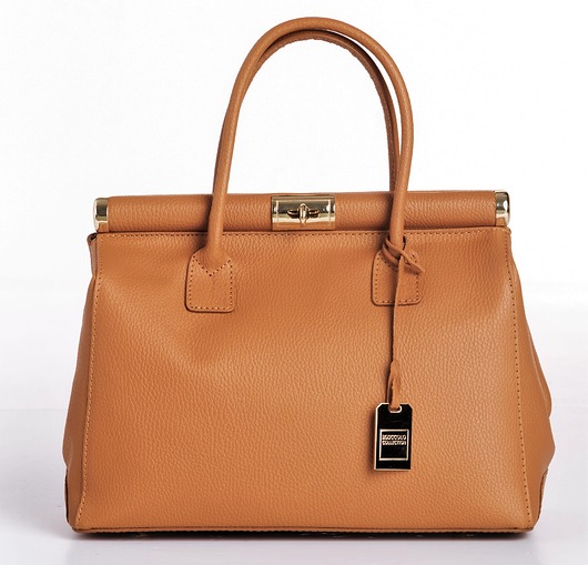 torebki do ręki Torba skórzana Shopper rudy  (6881)