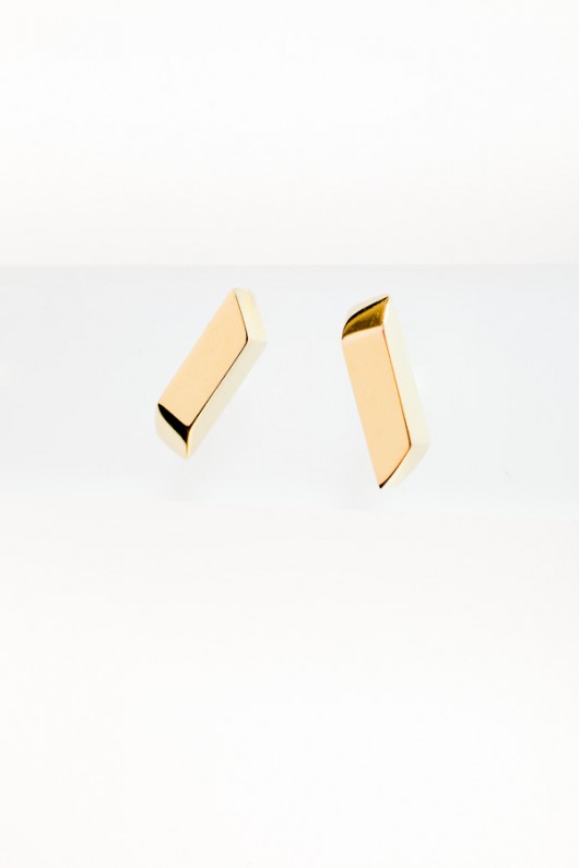 kolczyki z kolekcji EDGY/ Royal/mikron  Daria Siwiak Jewellery