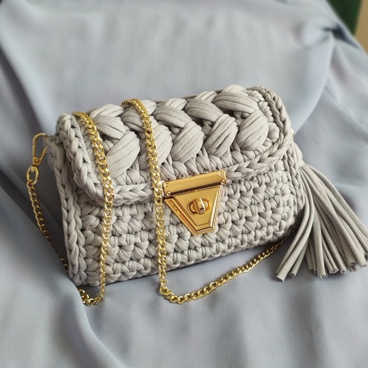 torby na ramię Torebka pleciona - Kopertówka Zig Zag Mini