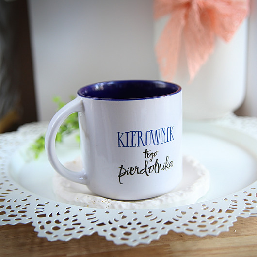 kubki Kubek Kierownik Pierdolnika Granatowy