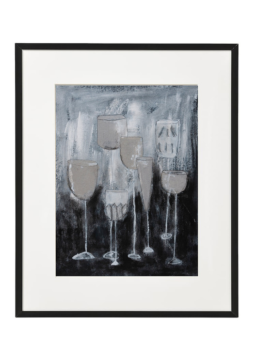 obrazy ORYGINAŁ 40 x 30 cm - Kieliszki