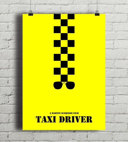 Plakat Taxi Driver  minimalmill