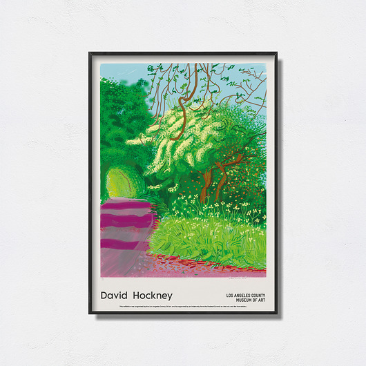 David Hockney Exhibition Poster Pas De LArt