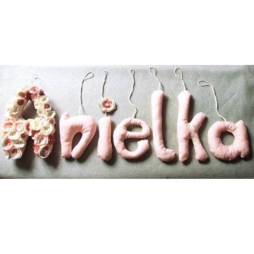 literki Anielka ruben art