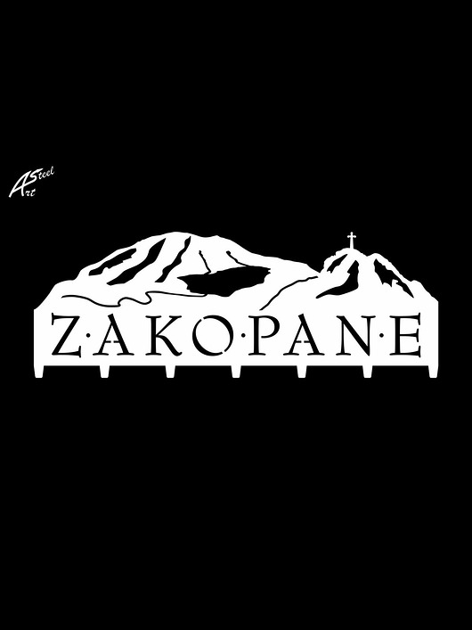 Zakopane - wieszak na ubrania pomysł na prezent ArtSteel