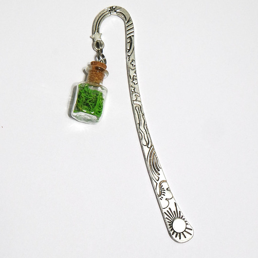 zakładki do książek Zakładka do książki - Mech - fiolka