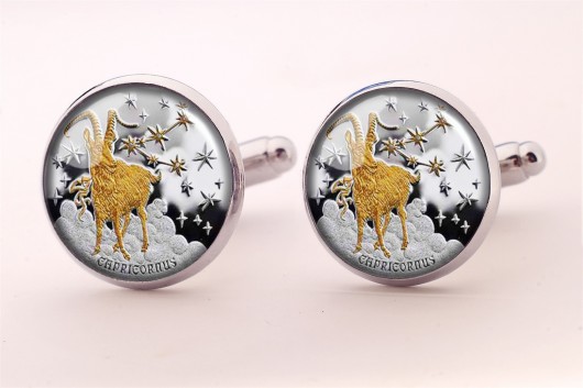 Spinki do mankietów Koziorożec znak zodiaku EGGinEGG