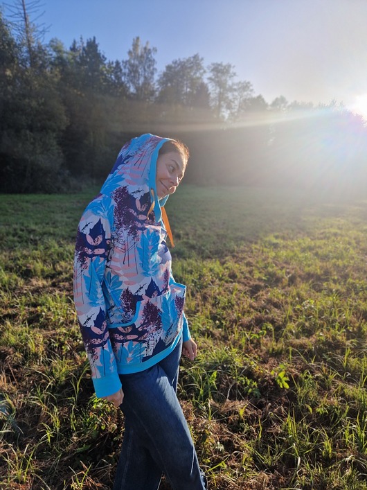 bluza z kapturem damska Bluza kangurka "Jukon"