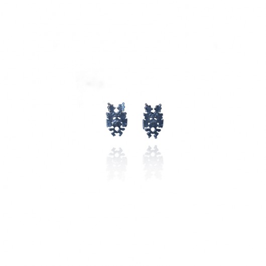 delikatne kolczyki na sztyftach- AVA KOS jewellery
