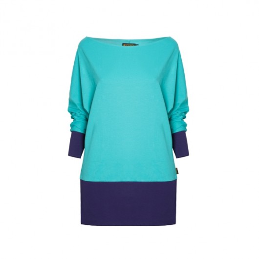 Bluzka oversize BAT sapphire&blue odCZAPY