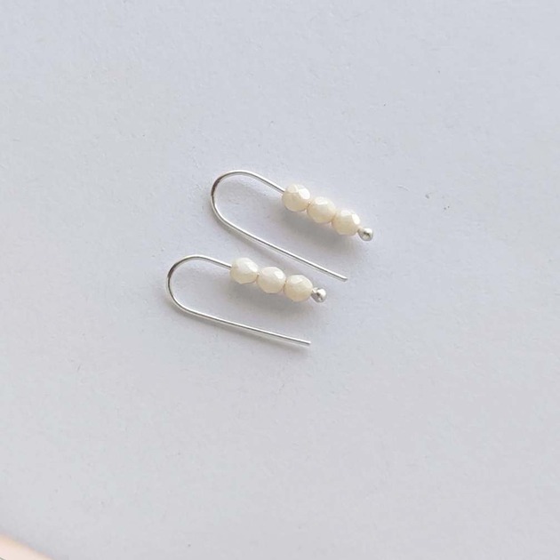 kolczyki z kamieniami Kolczyki OKRĄG