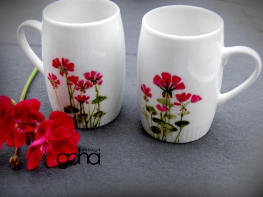 pelargonie na moim balkonie FlowerFelt Design