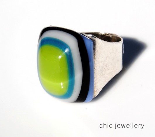 cool blue & lime funkyandchic