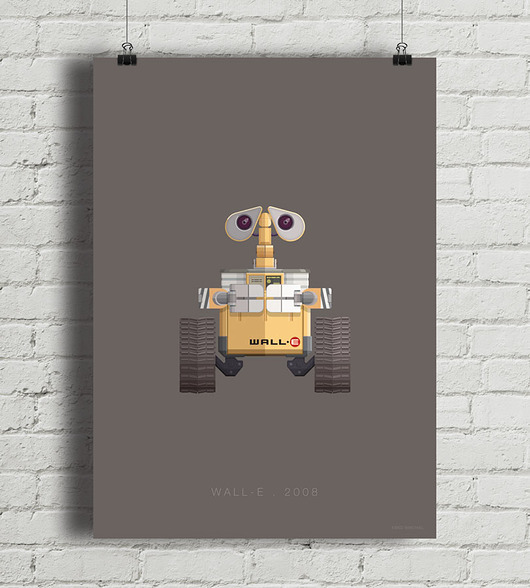 Plakat WALL-E  minimalmill