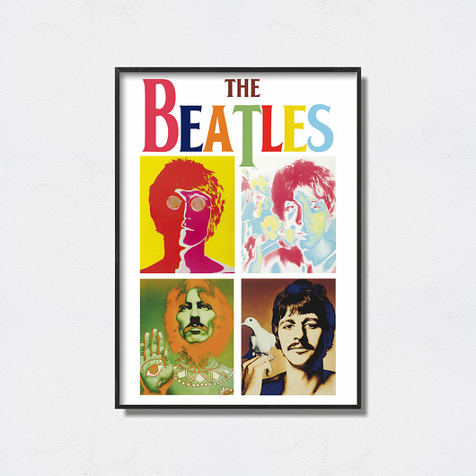 plakaty Plakat The Beatles Colour