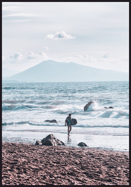 plakaty Plakat "Wzburzone fale oceanu"
