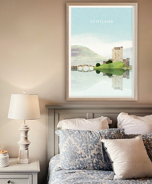 plakaty Zamek w Szkocji - plakat fine art