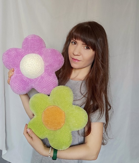 poduszki do pokoju dziecka Poduszka kwiatek, Dekoracja wiosenna, Poduszka dla dziecka