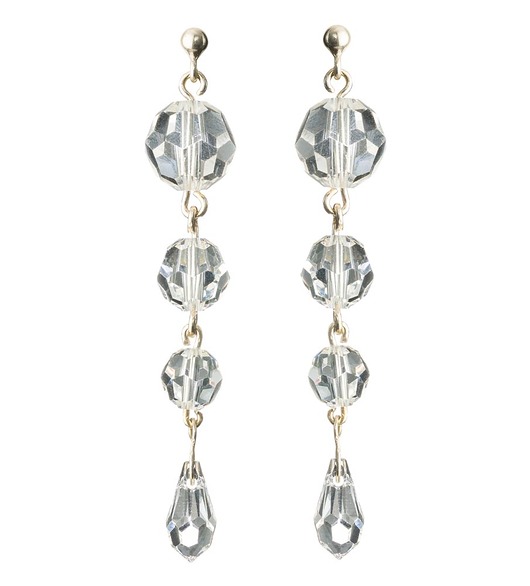 kolczyki swarovski Srebrne kolczyki z kryształami marki Swarovski