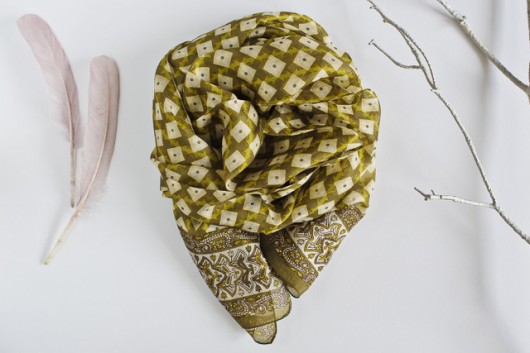 SZAL jedwabny orient BOHO STREET WEAR