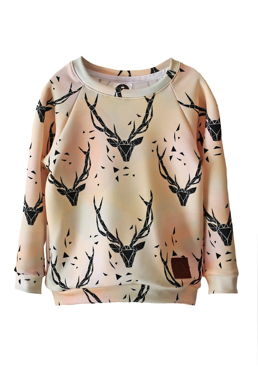 bluza deer colorful Little Gold King