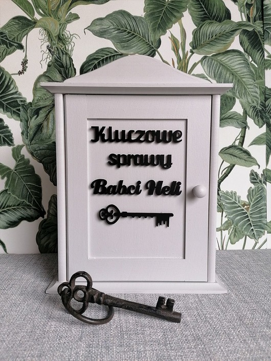 wieszaki Szafka na klucze, prezent na dzień babci