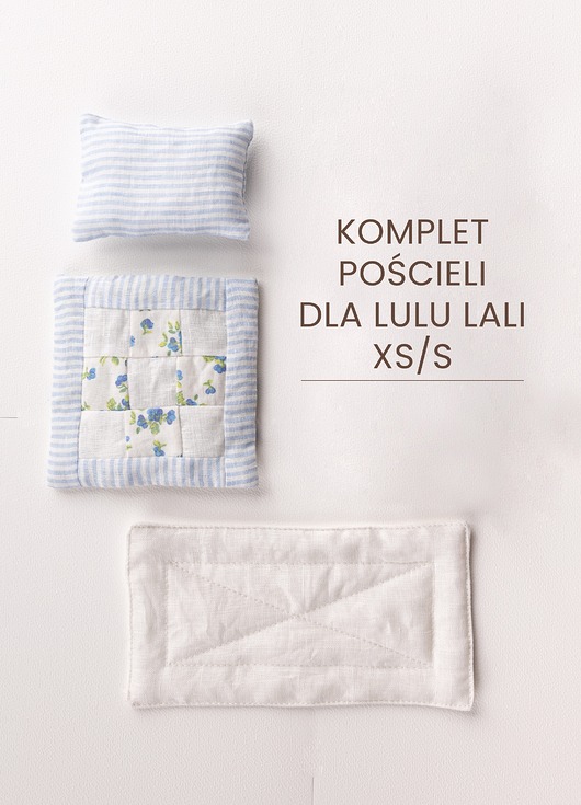 lalki Pościel dla lalki lniana XS i S