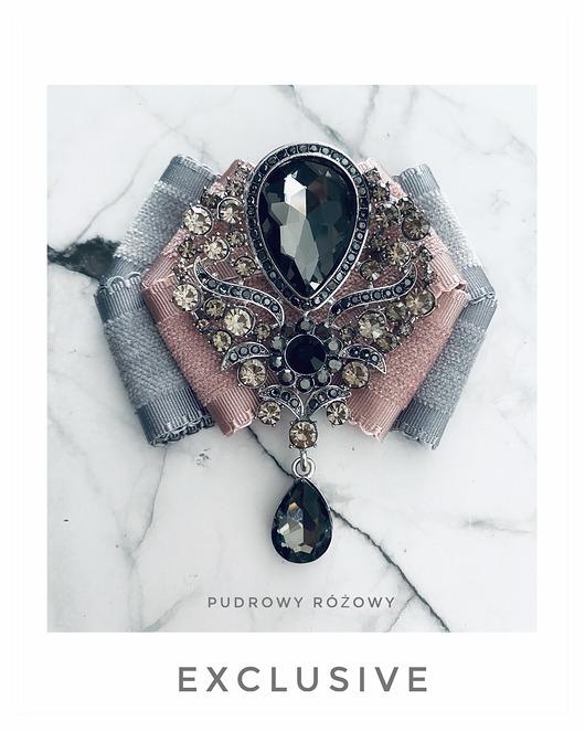 broszki Brosza z Ogromnym kryształem Exclusive 1 szt NEW