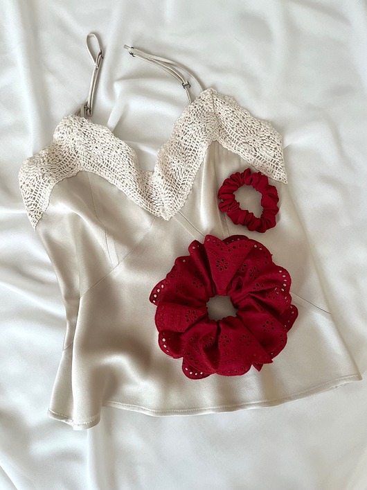 gumki do włosów Zestaw gumek do włosów Ruby Bloom - Idealny do koka