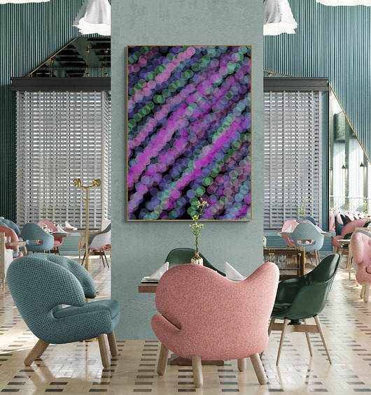 grafiki i ilustracje Magenta rain, graficzny rysunek