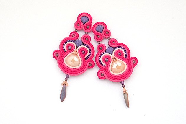 kolczyki soutache Letnia impreza 6