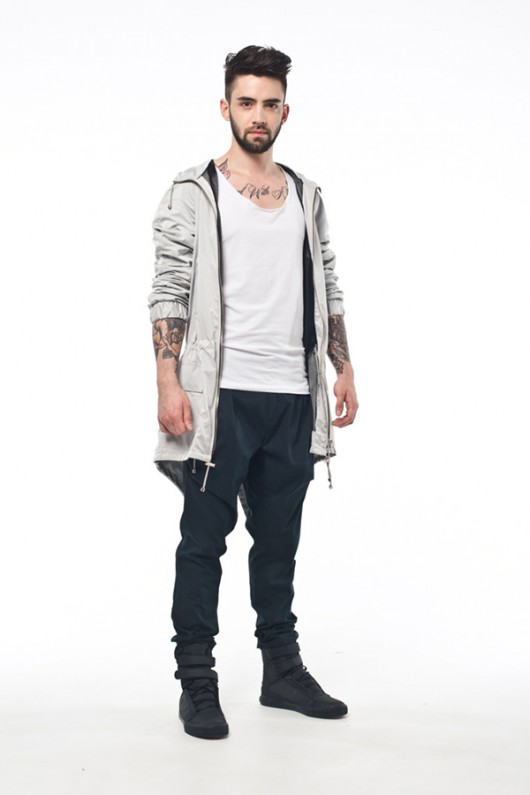 Parka srebrna Madox design