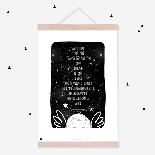 PLAKAT Aniele boży galaxy 40/60 XXXinterjoprint