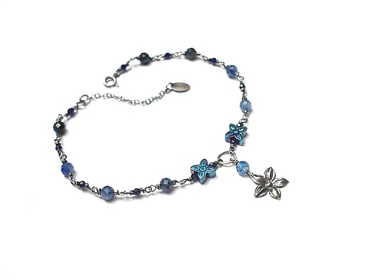 Blue flower - bransoletka Katia i krokodyl