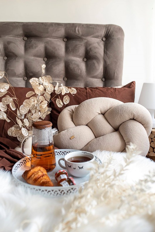 poduszki supły Fat Supeł Pillow prążek Bora Bora SALE