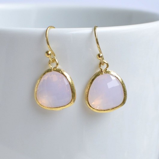 violet opal in gold  Made by Magda